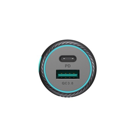 Ładowarka samochodowa 60W USB-C USB-A Joyroom JR-CCN01 - czarna Ładowarka samochodowa 60W USB-C USB-A Joyroom JR-CCN01 - czarna