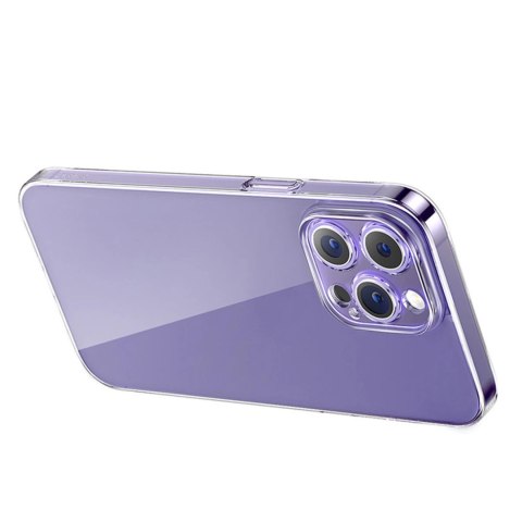 Baseus Crystal Case etui do iPhone 14 Pro Max cienki pokrowiec + szkło przezroczyste Baseus Crystal Case etui do iPhone 14 Pro Max cienki pokrowiec + szkło przezroczyste