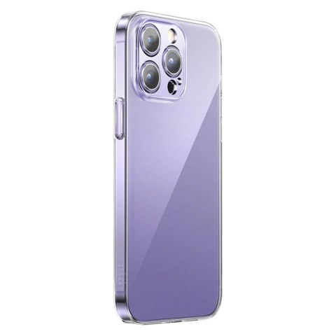 Baseus Crystal Case etui do iPhone 14 Pro Max cienki pokrowiec + szkło przezroczyste Baseus Crystal Case etui do iPhone 14 Pro Max cienki pokrowiec + szkło przezroczyste