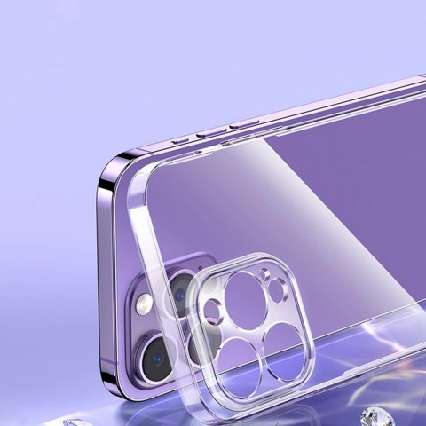 Baseus Crystal Case etui do iPhone 14 Pro Max cienki pokrowiec + szkło przezroczyste Baseus Crystal Case etui do iPhone 14 Pro Max cienki pokrowiec + szkło przezroczyste