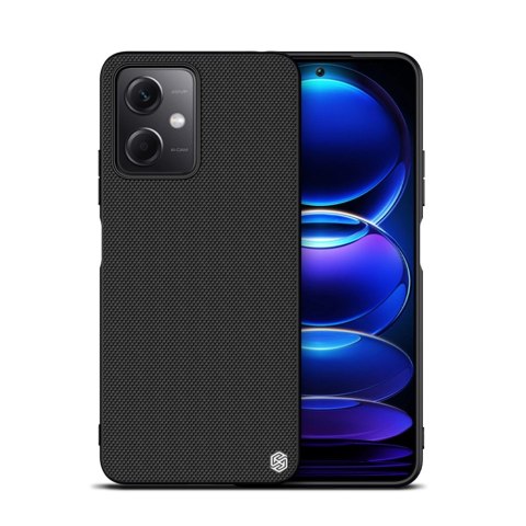Nillkin Textured Case etui do Xiaomi Redmi Note 12 5G / Poco X5 5G wzmocniony nylonowy pokrowiec czarne Nillkin Textured Case etui do Xiaomi Redmi Note 12 5G / Poco X5 5G wzmocniony nylonowy pokrowiec czarne