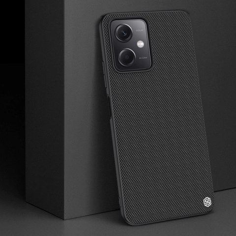 Nillkin Textured Case etui do Xiaomi Redmi Note 12 5G / Poco X5 5G wzmocniony nylonowy pokrowiec czarne Nillkin Textured Case etui do Xiaomi Redmi Note 12 5G / Poco X5 5G wzmocniony nylonowy pokrowiec czarne