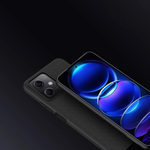 Nillkin Textured Case etui do Xiaomi Redmi Note 12 5G / Poco X5 5G wzmocniony nylonowy pokrowiec czarne Nillkin Textured Case etui do Xiaomi Redmi Note 12 5G / Poco X5 5G wzmocniony nylonowy pokrowiec czarne