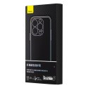 Pancerne etui iPhone 14 Pro Max kompatybilne z MagSafe szkło hartowane Baseus Synthetic Fiber - czarne