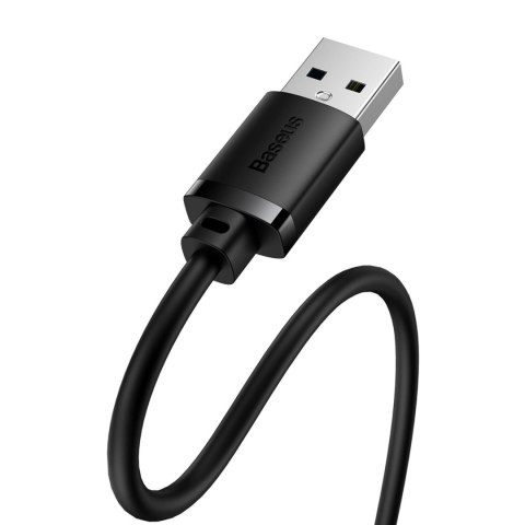 Przedłużacz kabel USB 2.0 0.5m Baseus AirJoy Series - czarny Przedłużacz kabel USB 2.0 0.5m Baseus AirJoy Series - czarny