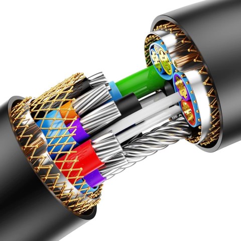 Przedłużacz kabel USB 2.0 0.5m Baseus AirJoy Series - czarny Przedłużacz kabel USB 2.0 0.5m Baseus AirJoy Series - czarny