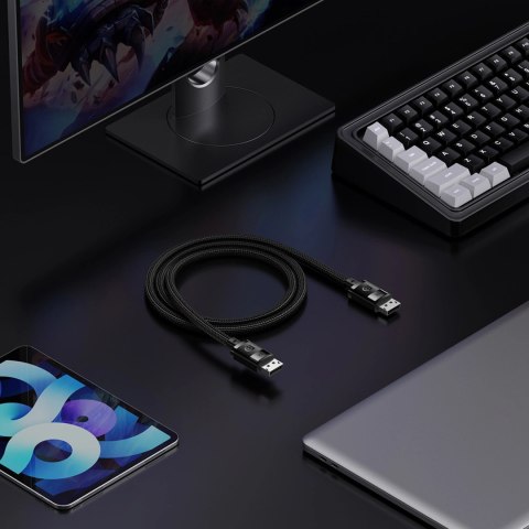 Kabel DisplayPort 8K 60Hz 1,5m Baseus High Definition Series - czarny Kabel DisplayPort 8K 60Hz 1,5m Baseus High Definition Series - czarny