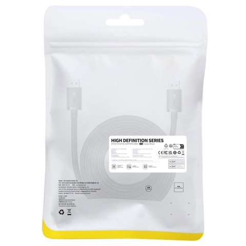 Kabel DisplayPort 8K 60Hz 1,5m Baseus High Definition Series - czarny Kabel DisplayPort 8K 60Hz 1,5m Baseus High Definition Series - czarny