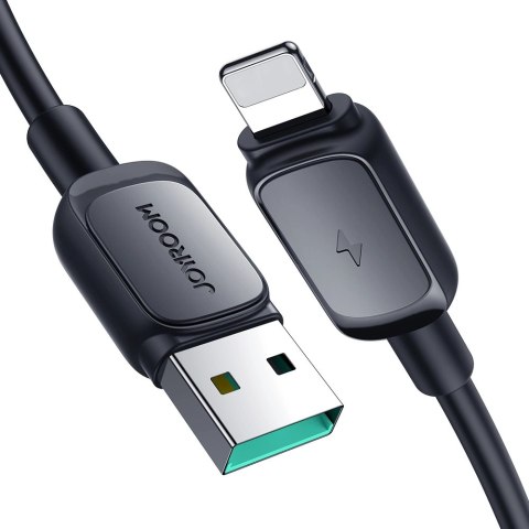 Kabel Joyroom Multi-Color Series A14 Lightning / USB-A 2.4A 1.2 m - czarny Kabel Joyroom Multi-Color Series A14 Lightning / USB-A 2.4A 1.2 m - czarny