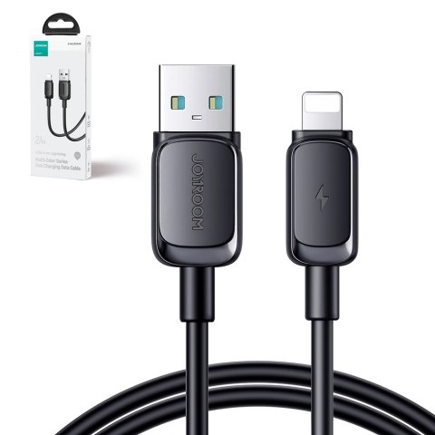 Kabel Joyroom Multi-Color Series A14 Lightning / USB-A 2.4A 1.2 m - czarny Kabel Joyroom Multi-Color Series A14 Lightning / USB-A 2.4A 1.2 m - czarny