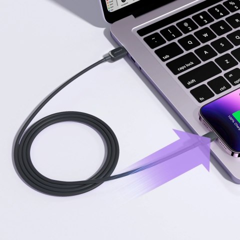 Kabel Joyroom Multi-Color Series A14 Lightning / USB-A 2.4A 1.2 m - czarny Kabel Joyroom Multi-Color Series A14 Lightning / USB-A 2.4A 1.2 m - czarny