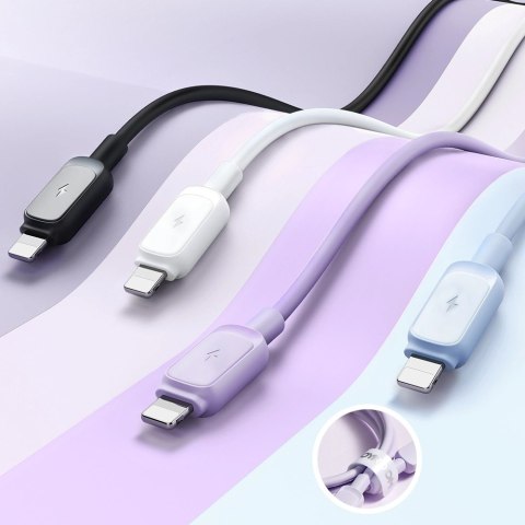 Kabel Joyroom Multi-Color Series A14 Lightning / USB-A 2.4A 1.2 m - czarny Kabel Joyroom Multi-Color Series A14 Lightning / USB-A 2.4A 1.2 m - czarny