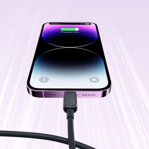 Kabel Joyroom Multi-Color Series A14 Lightning / USB-A 2.4A 1.2 m - czarny Kabel Joyroom Multi-Color Series A14 Lightning / USB-A 2.4A 1.2 m - czarny