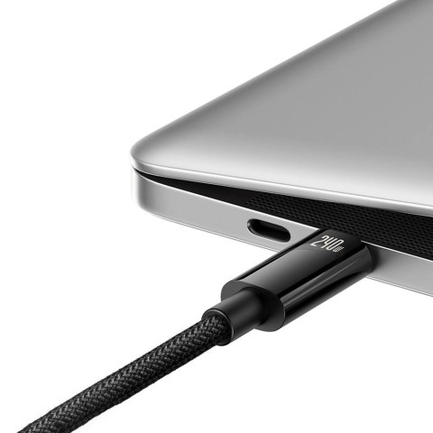 Kabel USB C - USB C 480Mb/s 240W 3m Baseus Tungsten Gold CAWJ040101 - czarny Kabel USB C - USB C 480Mb/s 240W 3m Baseus Tungsten Gold CAWJ040101 - czarny