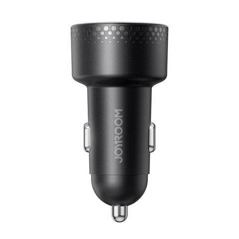 Ładowarka samochodowa 2x USB C 70W z wyświetlaczem LED Joyroom JR-CCD02 - czarna Ładowarka samochodowa 2x USB C 70W z wyświetlaczem LED Joyroom JR-CCD02 - czarna