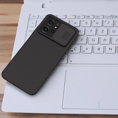 Pancerne etui Xiaomi Redmi Note 12 z osłoną na aparat Nillkin CamShield Case - czarne Pancerne etui Xiaomi Redmi Note 12 z osłoną na aparat Nillkin CamShield Case - czarne