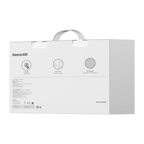 Poduszka lędźwiowa do samochodu Baseus ComfortRide - niebieska Poduszka lędźwiowa do samochodu Baseus ComfortRide - niebieska