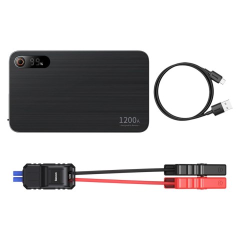 Powerbank Jump Starter do samochodu 1200A Baseus Super Energy Pro+ - czarny Powerbank Jump Starter do samochodu 1200A Baseus Super Energy Pro+ - czarny