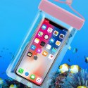 Wodoodporne etui na telefon 8,5" na basen, plażę czarny