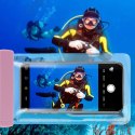 Wodoodporne etui na telefon 8,5" na basen, plażę czarny