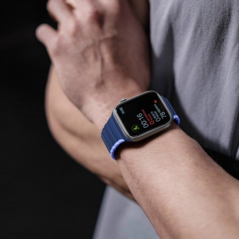 Magnetyczny pasek Apple Watch SE, 9, 8, 7, 6, 5, 4, 3, 2, 1 (41, 40, 38 mm) Dux Ducis Strap (LD Version) - niebieski Magnetyczny pasek Apple Watch SE, 9, 8, 7, 6, 5, 4, 3, 2, 1 (41, 40, 38 mm) Dux Ducis Strap (LD Version) - niebieski