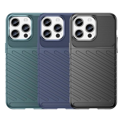 Pancerne etui iPhone 15 Pro Max Thunder Case - czarne Pancerne etui iPhone 15 Pro Max Thunder Case - czarne