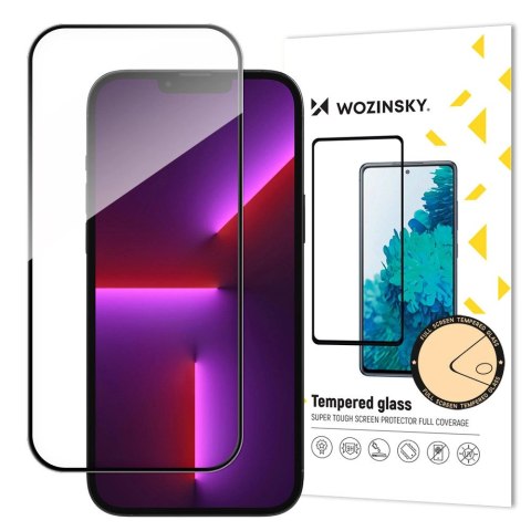 Szkło hartowane na cały ekran z ramką Case Friendly Wozinsky Full Glue iPhone 15 Plus - czarne Szkło hartowane na cały ekran z ramką Case Friendly Wozinsky Full Glue iPhone 15 Plus - czarne