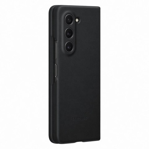 Etui z ekoskóry do Samsung Galaxy Z Fold 5 - czarne Etui z ekoskóry do Samsung Galaxy Z Fold 5 - czarne