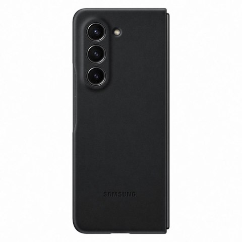 Etui z ekoskóry do Samsung Galaxy Z Fold 5 - czarne Etui z ekoskóry do Samsung Galaxy Z Fold 5 - czarne