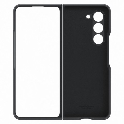 Etui z ekoskóry do Samsung Galaxy Z Fold 5 - czarne Etui z ekoskóry do Samsung Galaxy Z Fold 5 - czarne