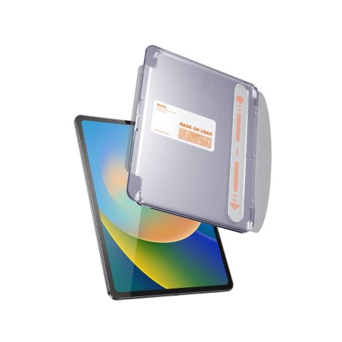 Szkło hartowane Baseus Crystal do iPad 10.2'' (2019/2020/2021) / iPad Air 3 10.5'' + zestaw montażowy - przezroczyste Szkło hartowane Baseus Crystal do iPad 10.2'' (2019/2020/2021) / iPad Air 3 10.5'' + zestaw montażowy - przezroczyste