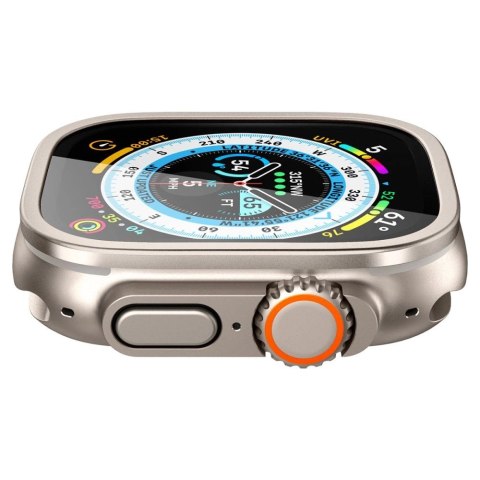 Szkło hartowane Spigen Glas.tR Slim Pro na Apple Watch Ultra (49 mm) - beżowe Szkło hartowane Spigen Glas.tR Slim Pro na Apple Watch Ultra (49 mm) - beżowe