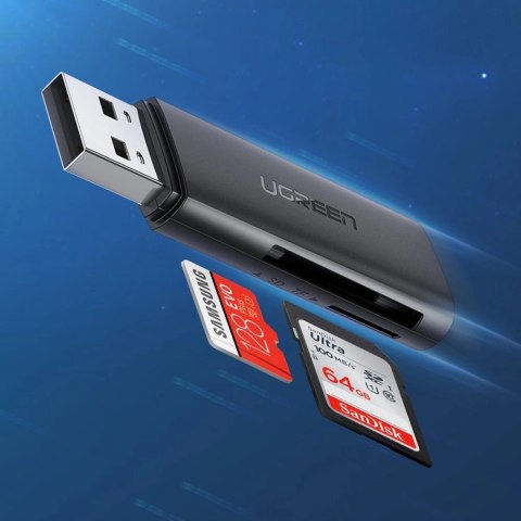 Czytnik kart SD/TF Ugreen CM264 USB 3.0 - czarny Czytnik kart SD/TF Ugreen CM264 USB 3.0 - czarny