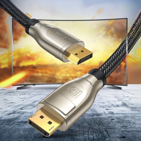 Kabel DisplayPort - DisplayPort Ugreen DP112 DP1.4 8K 3m - czarny Kabel DisplayPort - DisplayPort Ugreen DP112 DP1.4 8K 3m - czarny