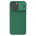 Pancerne etui Nillkin CamShield Pro Magnetic Case do iPhone 15 Pro Max z osłoną na aparat - zielone Pancerne etui Nillkin CamShield Pro Magnetic Case do iPhone 15 Pro Max z osłoną na aparat - zielone