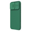 Pancerne etui Nillkin CamShield Pro Magnetic Case do iPhone 15 Pro Max z osłoną na aparat - zielone Pancerne etui Nillkin CamShield Pro Magnetic Case do iPhone 15 Pro Max z osłoną na aparat - zielone