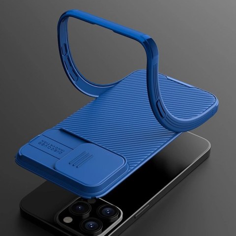 Pancerne etui Nillkin CamShield Pro Magnetic Case do iPhone 15 Pro Max z osłoną na aparat - zielone Pancerne etui Nillkin CamShield Pro Magnetic Case do iPhone 15 Pro Max z osłoną na aparat - zielone