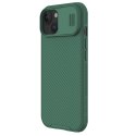 Pancerne etui Nillkin CamShield Pro Magnetic Case do iPhone 15 z osłoną na aparat - zielony Pancerne etui Nillkin CamShield Pro Magnetic Case do iPhone 15 z osłoną na aparat - zielony