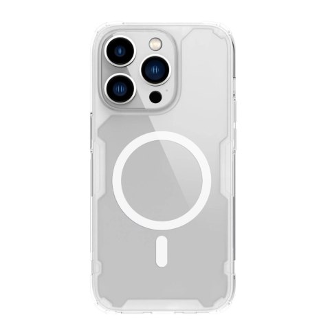 Pancerne etui z MagSafe Nillkin Nature Pro Magnetic do iPhone 15 Pro - białe Pancerne etui z MagSafe Nillkin Nature Pro Magnetic do iPhone 15 Pro - białe
