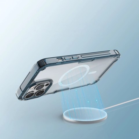 Pancerne etui z MagSafe Nillkin Nature Pro Magnetic do iPhone 15 Pro - białe Pancerne etui z MagSafe Nillkin Nature Pro Magnetic do iPhone 15 Pro - białe