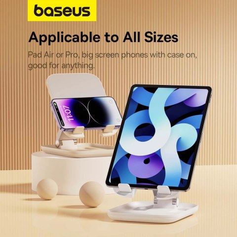 Składany stojak Baseus BS-HP009 Seashell Series na tablet - różowy Składany stojak Baseus BS-HP009 Seashell Series na tablet - różowy