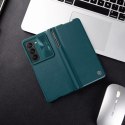 Skórzane etui z klapką i osłoną aparatu do Samsung Galaxy Z Fold 5 Nillkin Qin Leather Pro - czarne Skórzane etui z klapką i osłoną aparatu do Samsung Galaxy Z Fold 5 Nillkin Qin Leather Pro - czarne