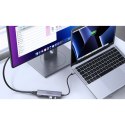 Wielofunkcyjny HUB 5w1 USB-C - HDMI 1.4 / 3 x USB-A / USB-C PD 100W Ugreen CM511 - szary Wielofunkcyjny HUB 5w1 USB-C - HDMI 1.4 / 3 x USB-A / USB-C PD 100W Ugreen CM511 - szary