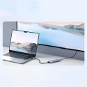 Wielofunkcyjny HUB 5w1 USB-C - HDMI 1.4 / 3 x USB-A / USB-C PD 100W Ugreen CM511 - szary Wielofunkcyjny HUB 5w1 USB-C - HDMI 1.4 / 3 x USB-A / USB-C PD 100W Ugreen CM511 - szary