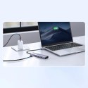 Wielofunkcyjny HUB 5w1 USB-C - HDMI 1.4 / 3 x USB-A / USB-C PD 100W Ugreen CM511 - szary Wielofunkcyjny HUB 5w1 USB-C - HDMI 1.4 / 3 x USB-A / USB-C PD 100W Ugreen CM511 - szary
