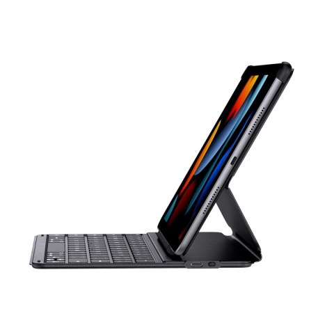 Etui z klawiaturą Baseus Brilliance Series na iPad 10.2'' (2019/2020/2021) + kabel USB-C - czarne Etui z klawiaturą Baseus Brilliance Series na iPad 10.2'' (2019/2020/2021) + kabel USB-C - czarne