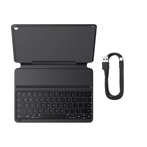 Etui z klawiaturą Baseus Brilliance Series na iPad 10.2'' (2019/2020/2021) + kabel USB-C - czarne Etui z klawiaturą Baseus Brilliance Series na iPad 10.2'' (2019/2020/2021) + kabel USB-C - czarne