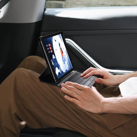 Etui z klawiaturą Baseus Brilliance Series na iPad 10.2'' (2019/2020/2021) + kabel USB-C - czarne Etui z klawiaturą Baseus Brilliance Series na iPad 10.2'' (2019/2020/2021) + kabel USB-C - czarne