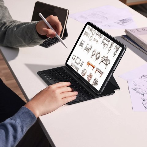 Etui z klawiaturą Baseus Brilliance Series na iPad Pro 12.9'' (2022/2021/2020/2019) + kabel USB-C - czarne Etui z klawiaturą Baseus Brilliance Series na iPad Pro 12.9'' (2022/2021/2020/2019) + kabel USB-C - czarne