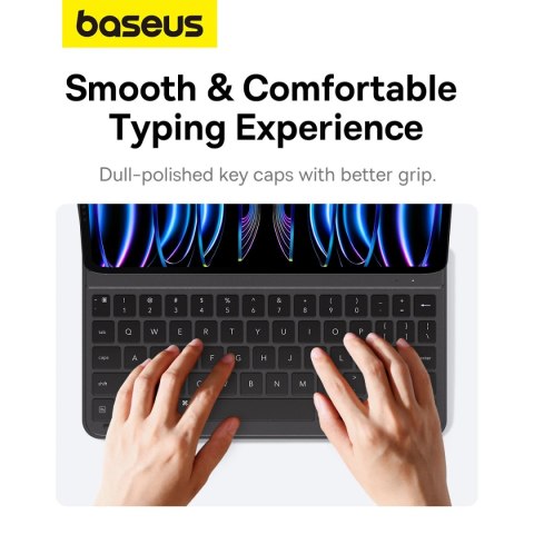Etui z klawiaturą Baseus Brilliance Series na iPad Pro 12.9'' (2022/2021/2020/2019) + kabel USB-C - czarne Etui z klawiaturą Baseus Brilliance Series na iPad Pro 12.9'' (2022/2021/2020/2019) + kabel USB-C - czarne